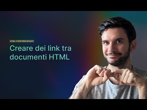 Collegare due documenti HTML | Lezione 07