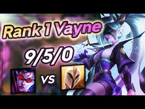 Vayne Vs Kayle - Challenger Gameplay Rank 1 Vayne