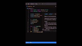 Creating Amazing Graphics with Python ✨🍀 #python#shorts