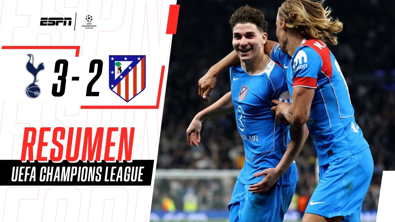 GOLAZO DE JULIÁN QUE MARCÓ LA DIFERENCIA Y EL ATLETI AVANZÓ | Spurs 3-2 Atl. Madrid | RESUMEN