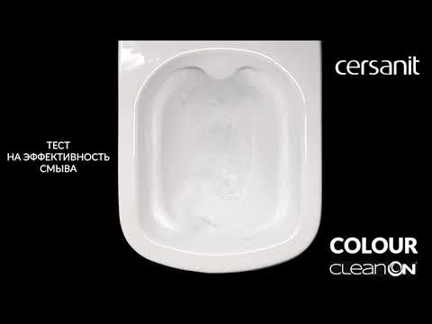 Миниатюра изображения товара Унитаз подвесной Cersanit Colour CleanOn (S-MZ-COLOUR-COn-DL-w)