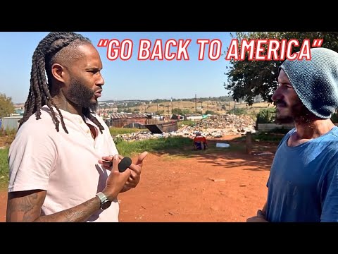"Go Back To America", white South Afri"con" threatens African American