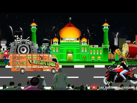 Gema Takbir || Malam Hari Raya Idul Fitri || Full Animasi keren