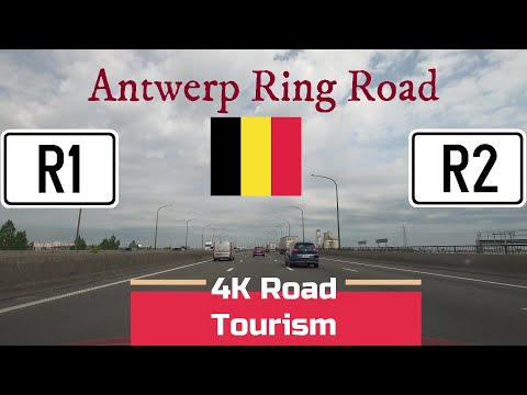 Driving Belgium: R1 & R2 Antwerp Ring Road - 4K drive around belgium's largest city