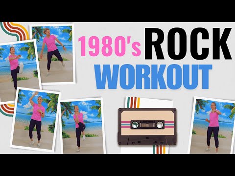 1980’s ROCK Workout! | All Standing, Low Impact Cardio for Total Body Fun 🎸