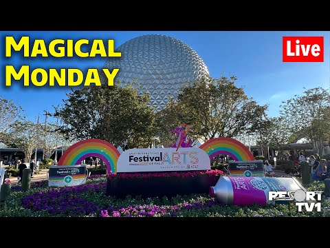 🔴Live: Magical Monday at Epcot Festival of the Arts - Walt Disney World Live Stream - 1-19-26