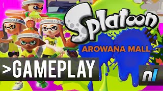 Splatoon Gameplay: Arowana Mall – Full Match at 60fps