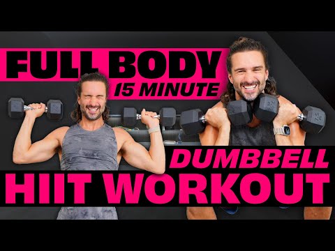 QUICK Full Body Dumbbell HIIT Workout | Joe Wicks Workouts