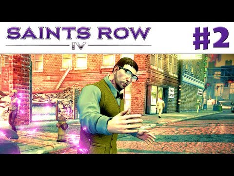 Saints Row IV - Gameplay Walkthrough Part 2 - Super Powers! (PC, Xbox 360, PS3)