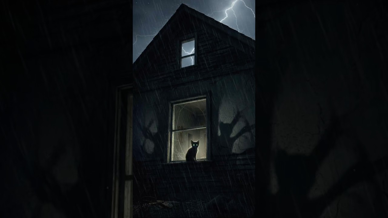 Grandma Rescued a Starving Kitten from Abandoned House 🏚️🐱#cat #cute #pets