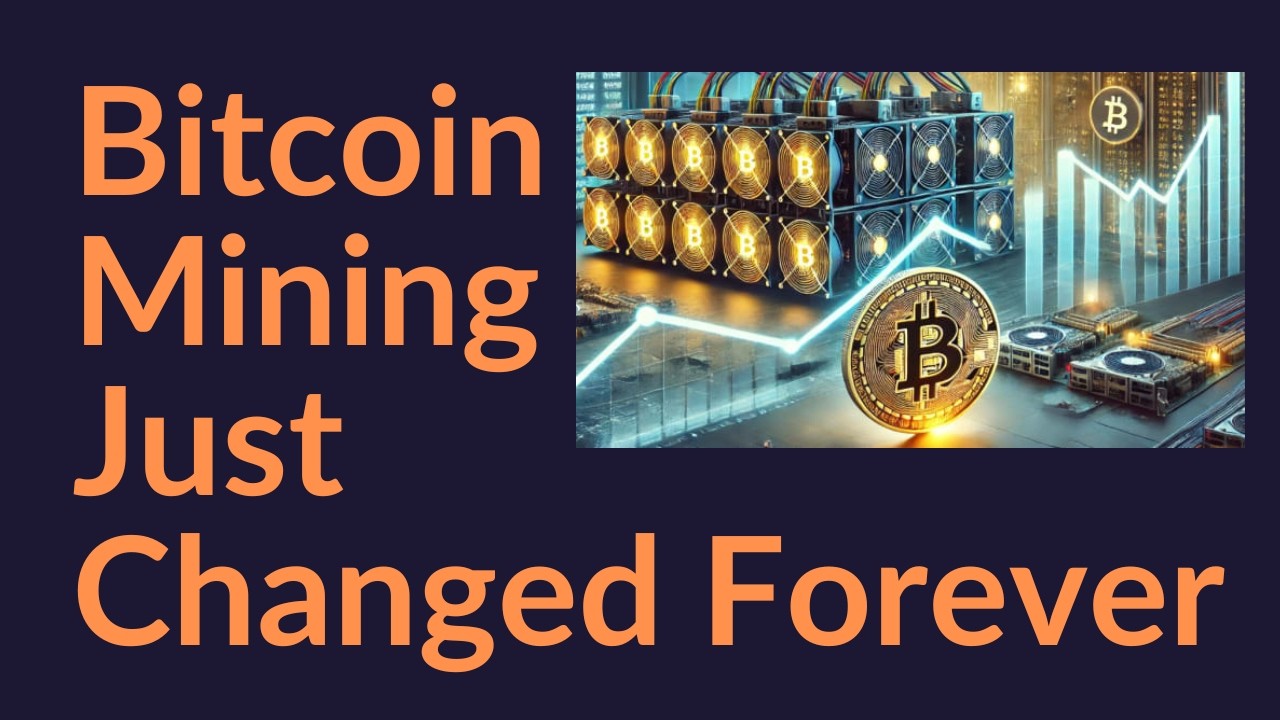 Bitcoin Mining Just Changed Forever