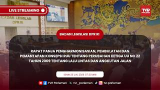 BALEG RAPAT PANJA PENGHARMONISASIAN PEMBULATAN PEMANTAPAN KONSEPSI RUU LALU LINTAS & ANGKUTAN JALAN