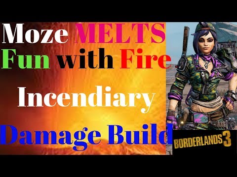 Insane Incendiary Damage Moze Build - Borderlands 3