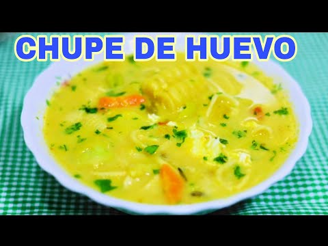 Delicioso Chupe de Huevo - Sopa de Huevo Receta FACIL y ECONÓMICA /Receta peruana