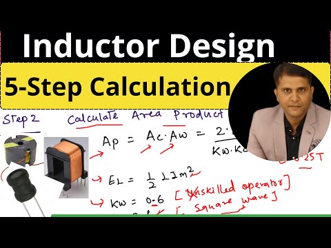 Calcolo del progetto dell'induttore in 5 fasi | Spiegazione del metodo del prodotto d'area