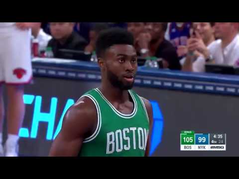 Jaylen Brown Highlights vs New York Knicks (12 pts)
