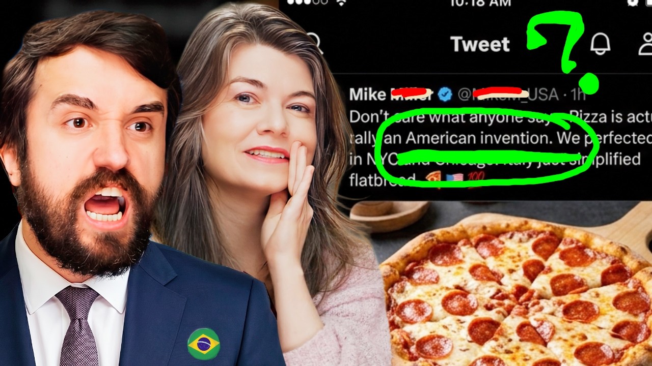 O AMERICANO JURA QUE INVENTOU A PIZZA kkk