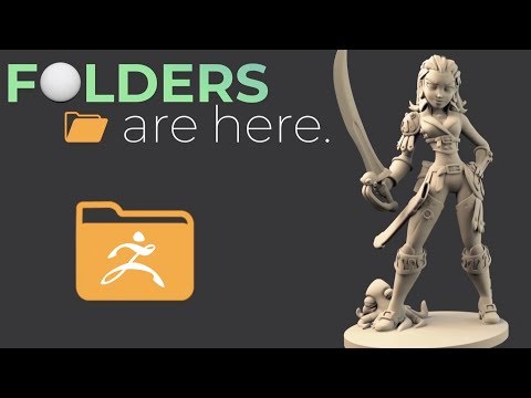 ZBrush 2019 Tutorial - Folders