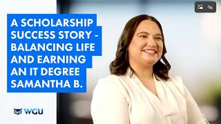 A Scholarship Success Story - Balancing life and earning an IT degree