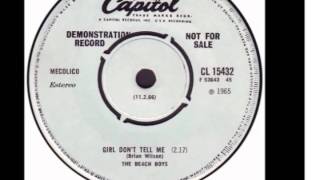 Girl Don't Tell Me Stereo (LES Remix) The Beach Boys