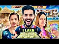 I Gave Rs1 00 000 To A RICH GIRL VS POOR GIRL To Spend In 60 Minutes Challenge