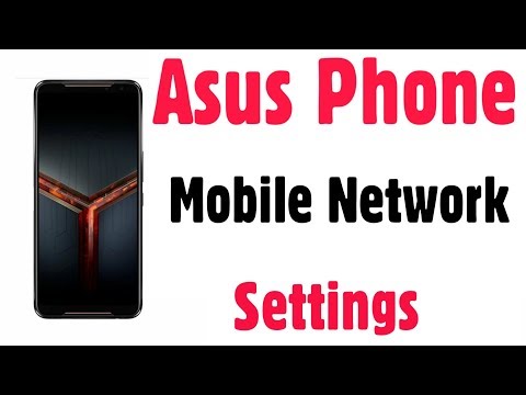 Mobile Network Settings in Asus Rog Phone 2
