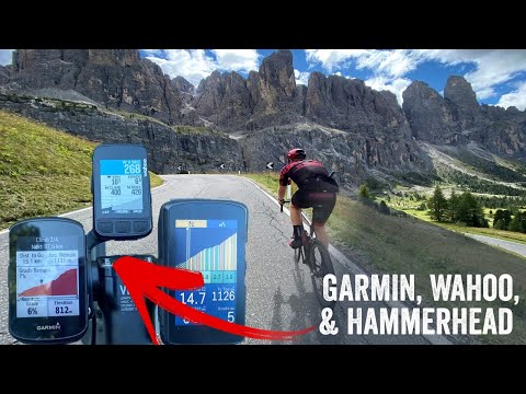 Garmin vs Hammerhead vs Wahoo GPS Climbing: Tested in the Dolomites (a VLOG)!
