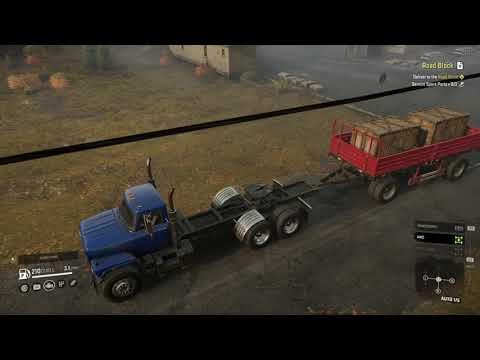 SNOWRUNNER Gameplay Walkthrough - Clearing a rockslide - Part 14 (PS4)