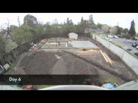 Cottage/Garage Build Time-lapse: Days 1-10