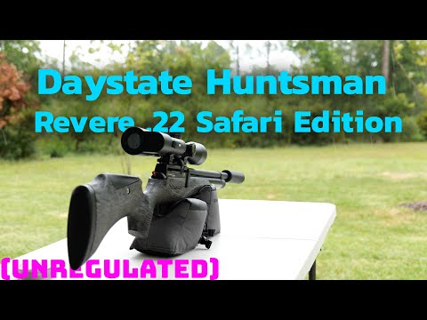 Daystate Huntsman .22 Safari Edition (unregulated) PCP Airgun shooting review