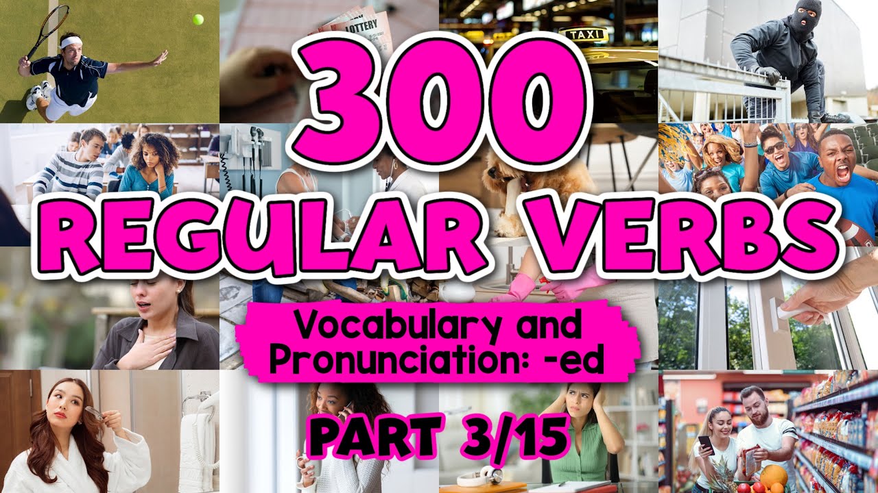 Cómo Pronunciar -ED en Inglés | Las 3 Reglas para Pronunciar los Verbos Regulares en Pasado Parte 3