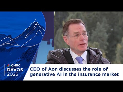 CEO of Aon discusses the role of generative AI in the insurance market