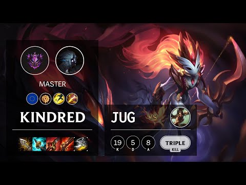 Kindred Jungle vs Nidalee - EUW Master Patch 10.16