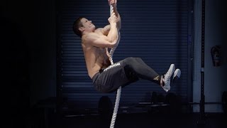 L-Sit Rope Climb exercise video thumbnail