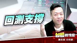 回測支撐、箭在弦上#加權指數｜小武哥投資事務所｜陳武傑 (圖)
