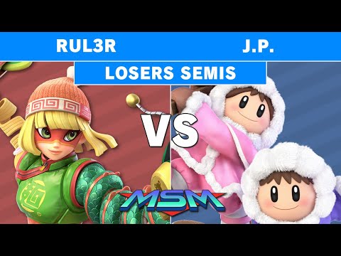MSM Online 14 - Rul3r (Min Min) Vs J.P. (Ice Climbers) Losers Semis - Smash Ultimate