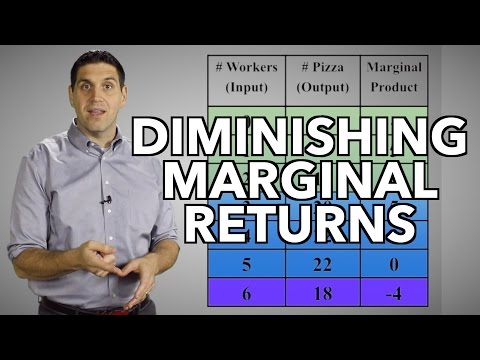 Diminishing Returns and the Production Function- Micro Topic 3.1