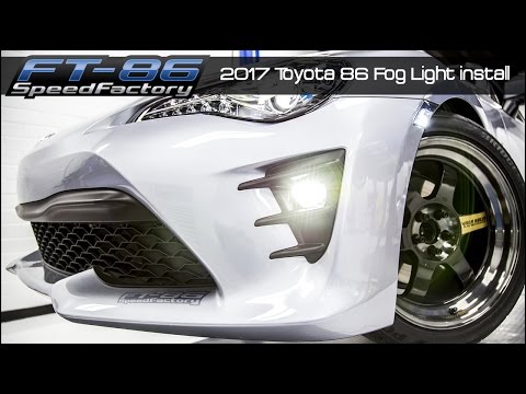 FT86SpeedFactory - 2017 Toyota 86 Fog Light install