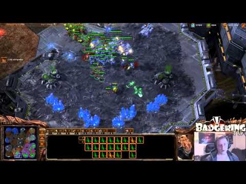 Streamed and cut SC2  #1 - ZvT Antiga Shipyard
