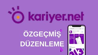 Kariyer Net Özgeçmiş Düzenleme - Kariyer Net Cv Düzenleme