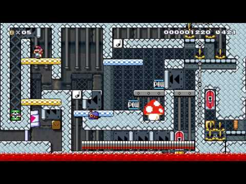 [Super Mario Maker Puzzle] Bottom Out Puzzle by Seanhip2