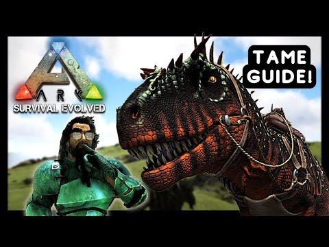 Carcharodontosaurus Taming Guide! - Ark's Newest Dinosaur is HERE