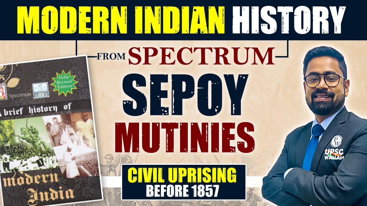 Video tutorial on early sepoy mutinies before 1857