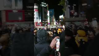 2021→2022 渋谷スクランブル交差点 年越しの瞬間 #shorts
