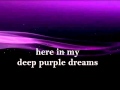 DEEP PURPLE - (Donny and Marie Osmond / Lyrics)