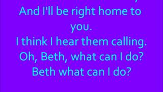 Glee Beth with lyrics