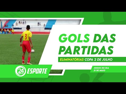 GOLS DAS PARTIDAS | Eliminatórias - Copa 2 de Julho Sub-15 | 2022