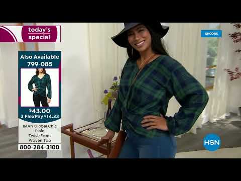 HSN | IMAN Global Chic Fashions 08.21.2022 - 05 AM