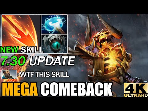 IMBA Shoot piercing Arrow With New Clinkz's Ability Burning Barrage - Epic Mega Comeback 7.30 Dota 2