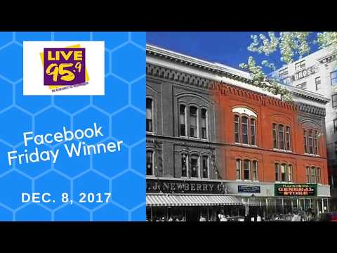 Live 95.9 Facebook Friday Winner Dec. 8, 2017